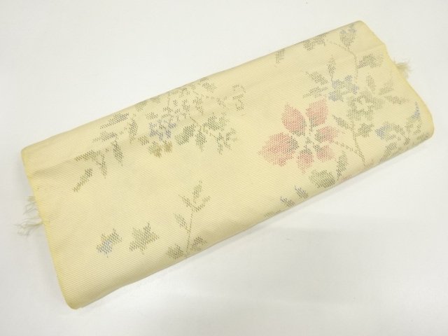JAPANESE KIMONO / ANTIQUE BOLT FOR KIMONO / SILK / TSUMUGI